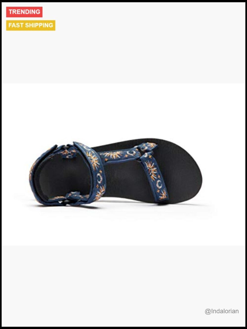 Quick-Drying Polyester Sport Sandals with Arch Support for Walking Hiking - Picture 4 of 7